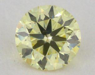 round 0.32 Carat  yellow SI1 
