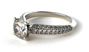 Pavé Engagement Rings
