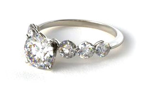 Sidestone Engagement Rings